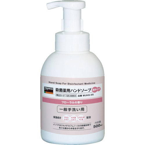 ＴＲＵＳＣＯ　殺菌薬用ハンドソープ　泡タイプ　ボトル０．５Ｌ＿