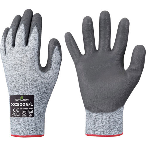 ショーワ　耐切創手袋　ＸＣ５００　ワイヤーテックスウレタンパーム手袋　ＸＬサイズ＿