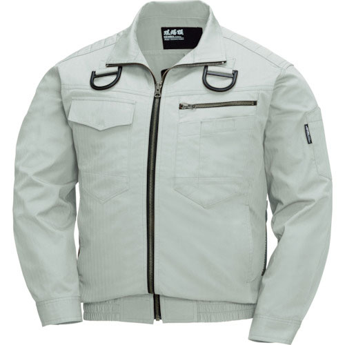 ジーベック　綿薄手現場服ヘリンボンフルハーネス仕様空調服ＸＥ９８１０２－３９－４Ｌ＿