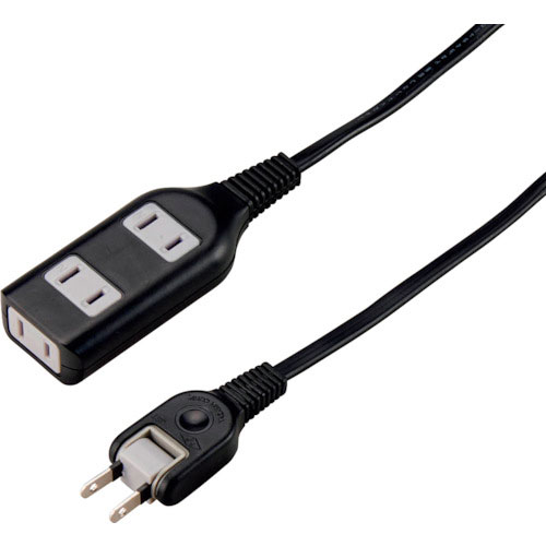 ＹＡＺＡＷＡ　耐トラ付タップ３個口２ｍブラック＿