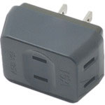 ＹＡＺＡＷＡ　耐トラ付トリプルタップ３個口黒＿