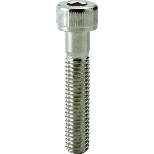 ＴＲＵＳＣＯ　六角穴付ボルト　ニッケルめっき　半ネジ　Ｍ６×４５　１２本入　／キャップボルト（ＣＡＰ＿