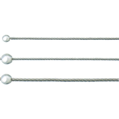 ニッサチェイン　ステンカットワイヤー　１．０×２０００ｍｍ　片ボール付＿