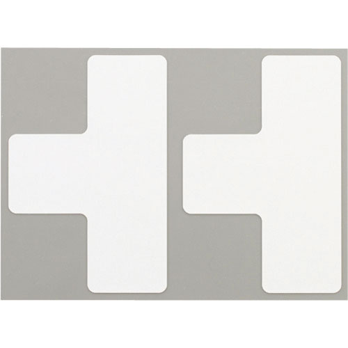 ニトムズ　耐久フロアサインズＴ型Ｍ白２０枚＿