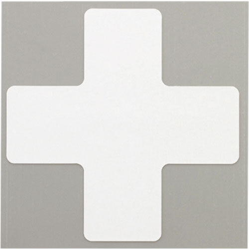 ニトムズ　耐久フロアサインズＸ型Ｍ白１０枚＿