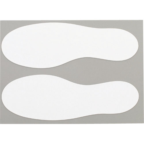 ニトムズ　耐久フロアサインズ足型白２０枚＿