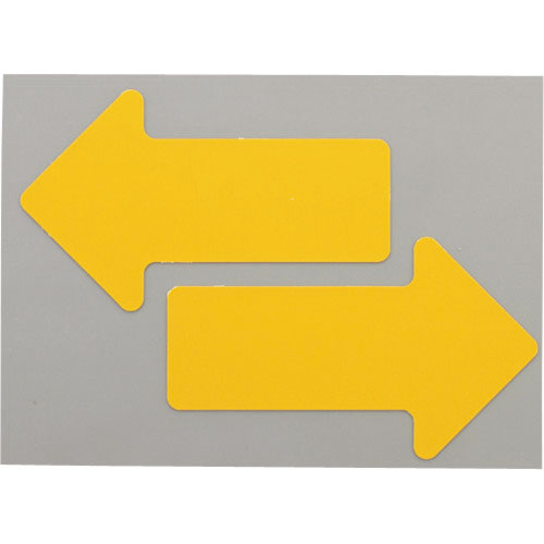 ニトムズ　耐久フロアサインズ矢印黄２０枚＿