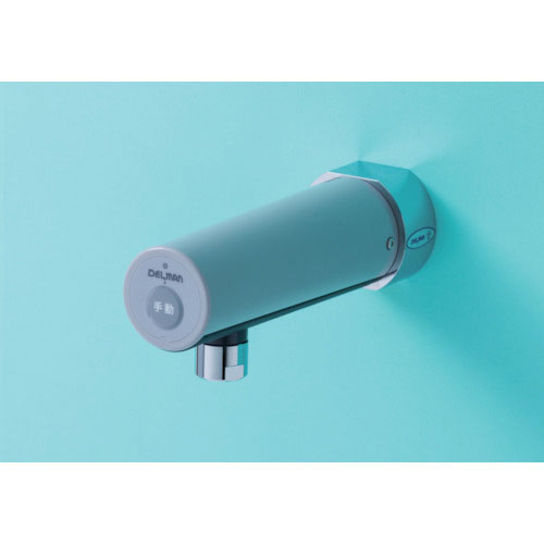 デルマン　自動水栓デルマン　Ｙ－７００（単水栓・乾電池式・泡沫タイプ・壁付）＿