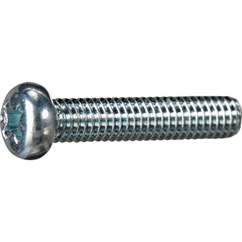 ＴＲＵＳＣＯ　皿頭小ねじ　ユニクロ　全ネジ　Ｍ３×１０　５０本入　少量パック＿