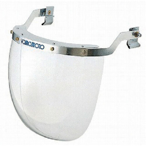 ＹＡＭＡＭＯＴＯ　防災面　ヘルメット取付タイプ　透明＿