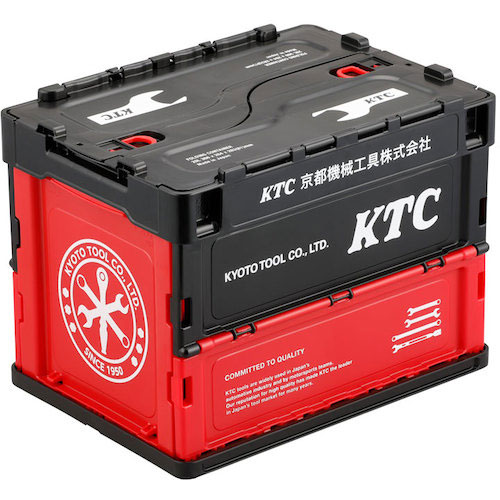ＫＴＣ　ＫＴＣ折り畳みコンテナ　２０Ｌ　（ブラック）＿