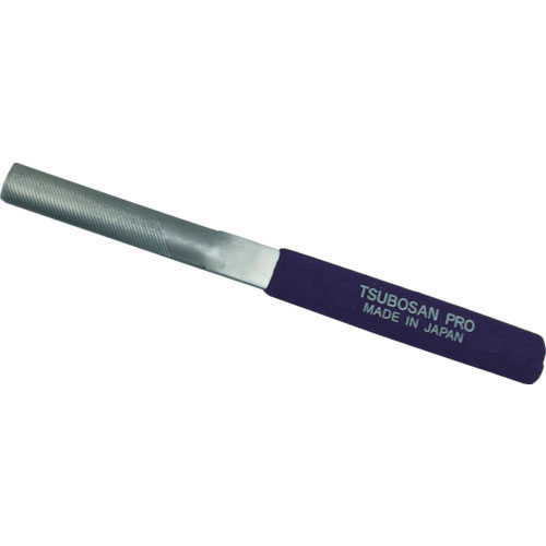 ツボサン　横に削るヤスリ　半丸　片Ｒ中目　押し切り用＿