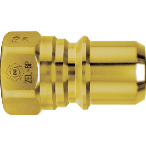 日東　ゼロスピルカプラ　真ちゅう製　ニトリルゴムＮＢＲ（ＳＧ）相手側取付サイズＲ１／２（４２８３４）＿