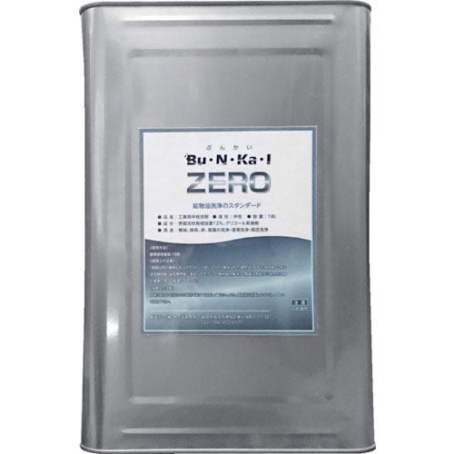 ヤナギ研究所　鉱物油用中性洗剤　Ｂｕ・Ｎ・Ｋａ・Ｉ　ＺＥＲＯ　１８Ｌ缶＿