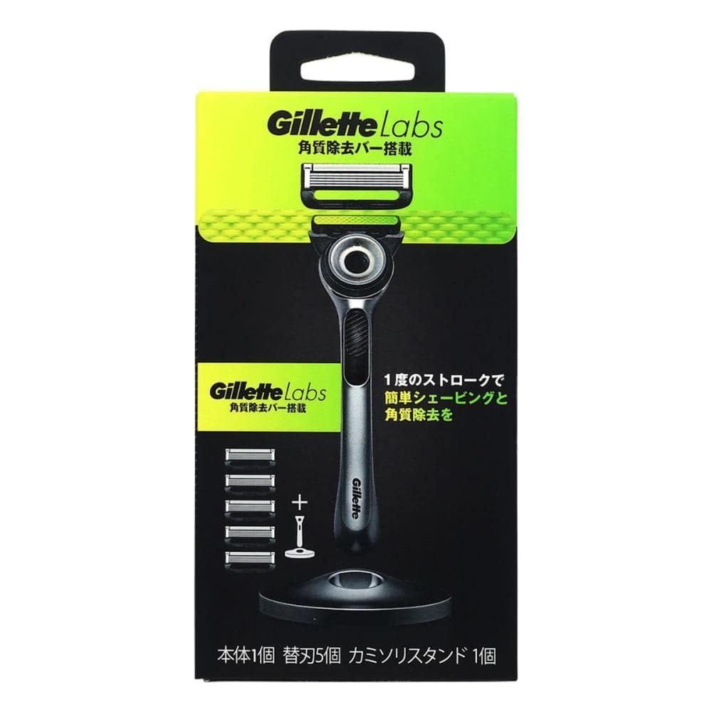 Ｐ＆Ｇ　ジレット　ジレットラボ　角質除去バー搭載　ホルダー　替刃５個入り