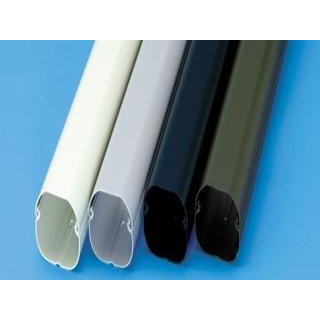 因幡（イナバ）　スリムダクトＬＤ　配管化粧カバー　５個セット　ブラウン　ＬＤ７０Ｂ－０５Ｐ