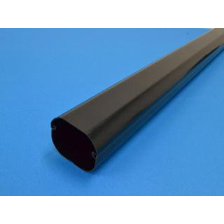 因幡（イナバ）　スリムダクトＬＤ　配管化粧カバー　５個セット　ブラック　ＬＤ７０Ｋ－０５Ｐ