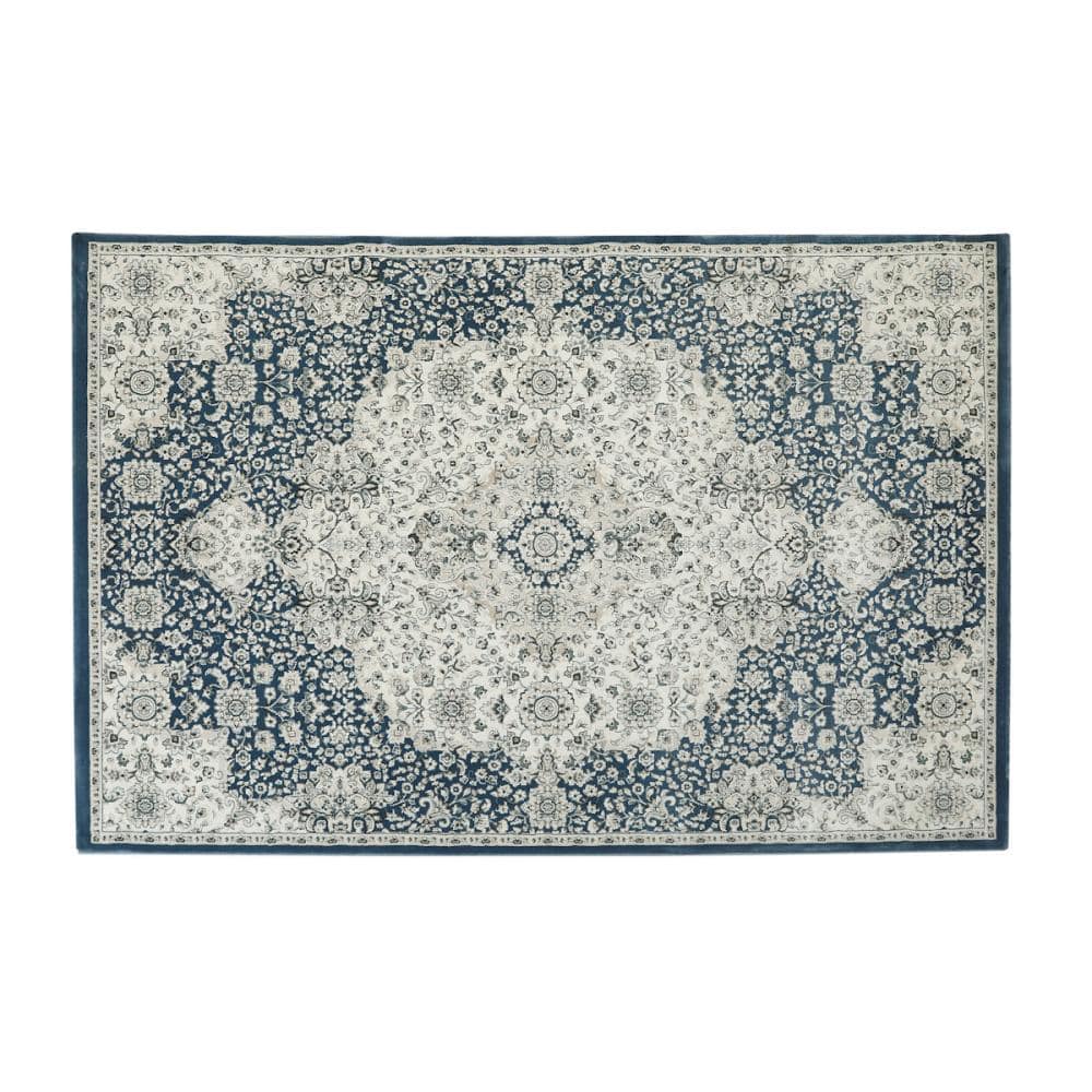 アテーナライフ　ウィルトンラグ　ネフェル　ブルー　１３３×１９０ｃｍ