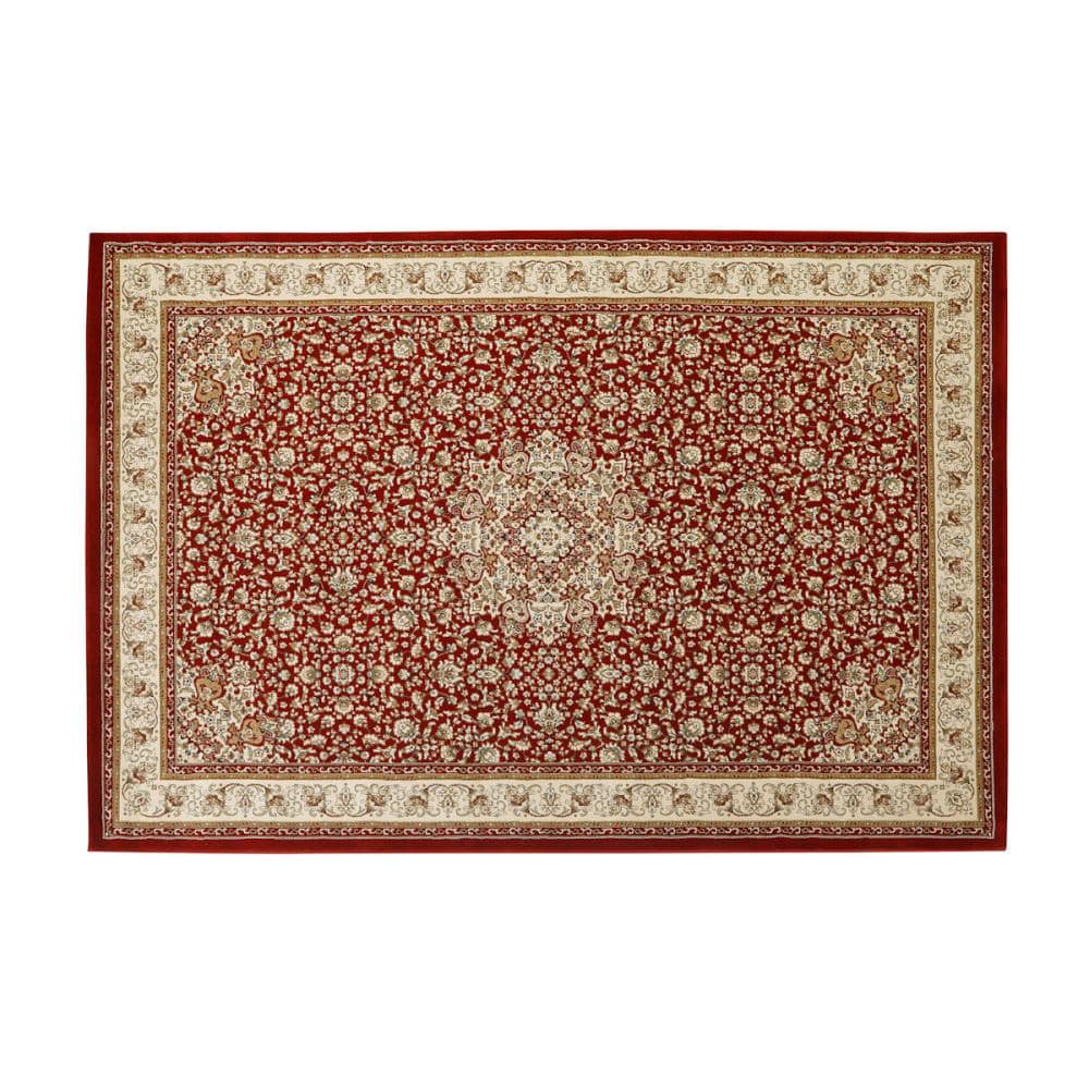 アテーナライフ　ウィルトンラグ　ラメセス　レッド　１３３×１９０ｃｍ