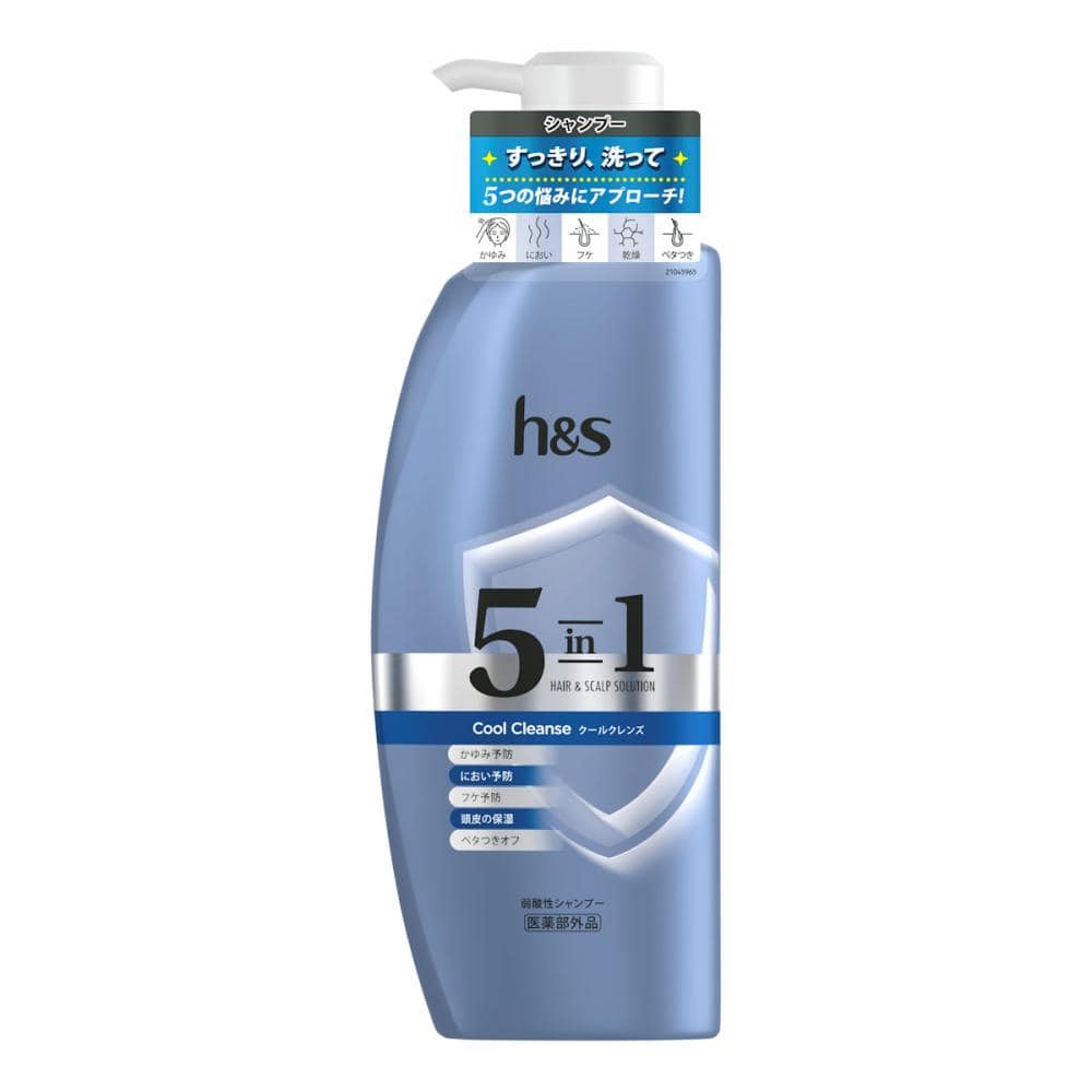 Ｐ＆Ｇ　ｈ＆ｓ　５ｉｎ１　クールクレンズシャンプー　本体　３４０ｇ