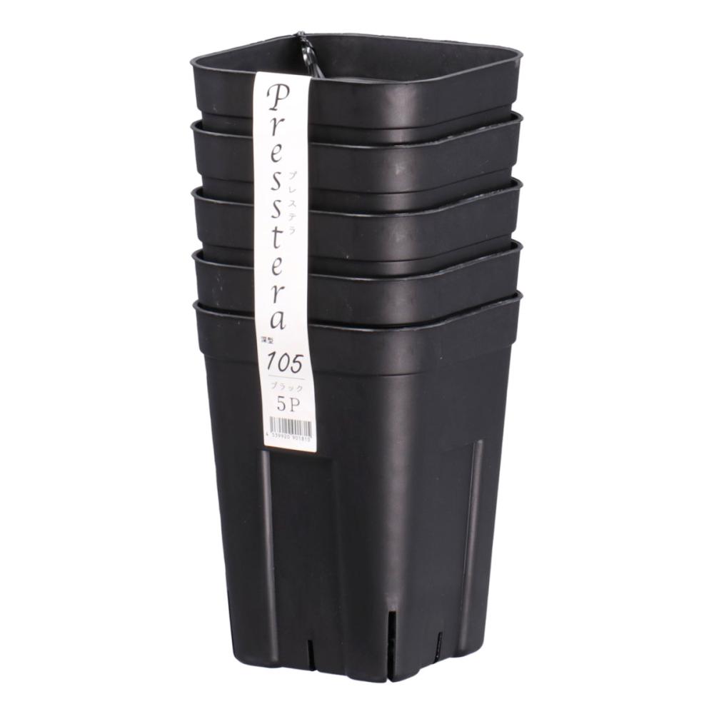 アップルウェアー　プレステラ深型１０５　ブラック　５個組