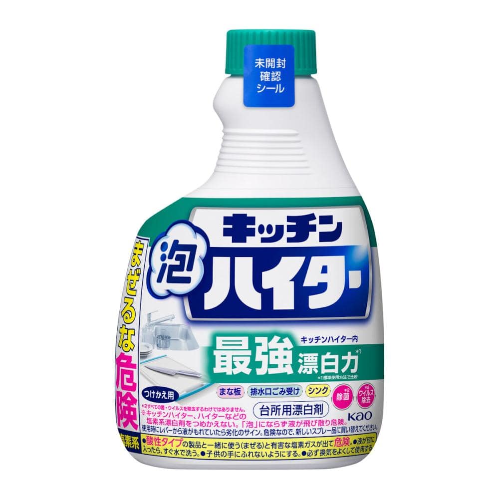花王　キッチン泡ハイター　付け替え用　４００ｍＬ