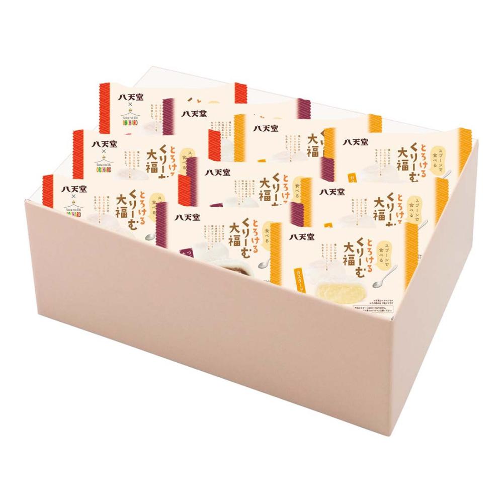 【父の日ギフト】「八天堂」とろけるくりーむ大福ＤＡ０１７【注文期限６月１２日】