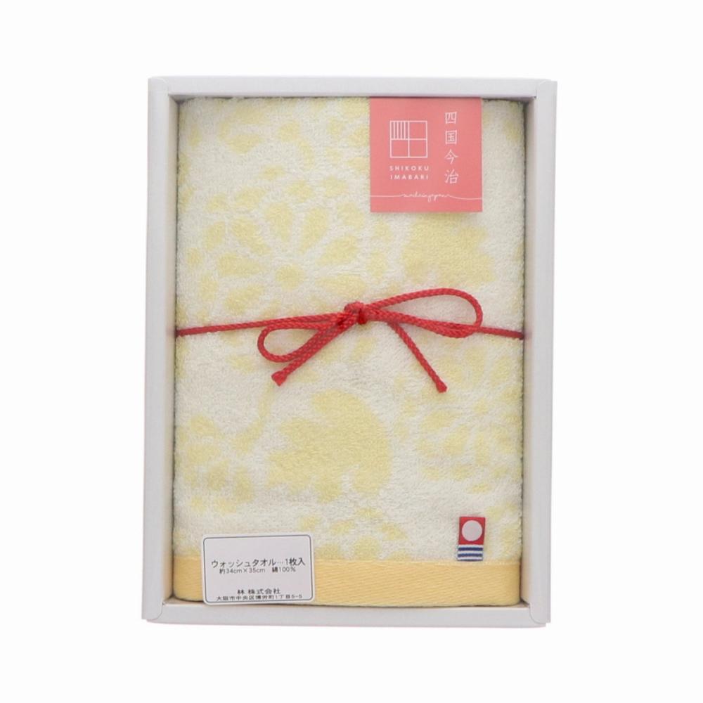 林　今治ギフト　華音　ウォッシュタオル　キク