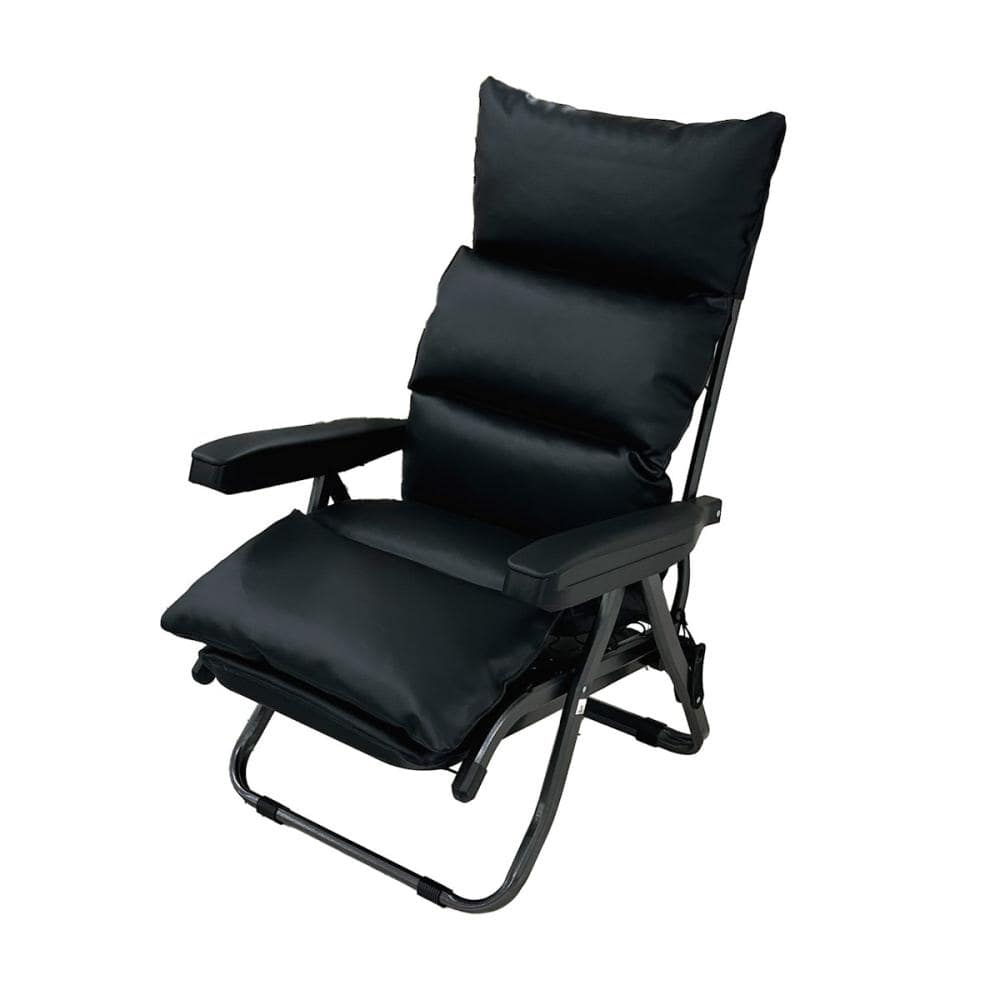 明光ホームテック　ワンタッチアームチェア　トリノ　ブラック　ＡＣＮ