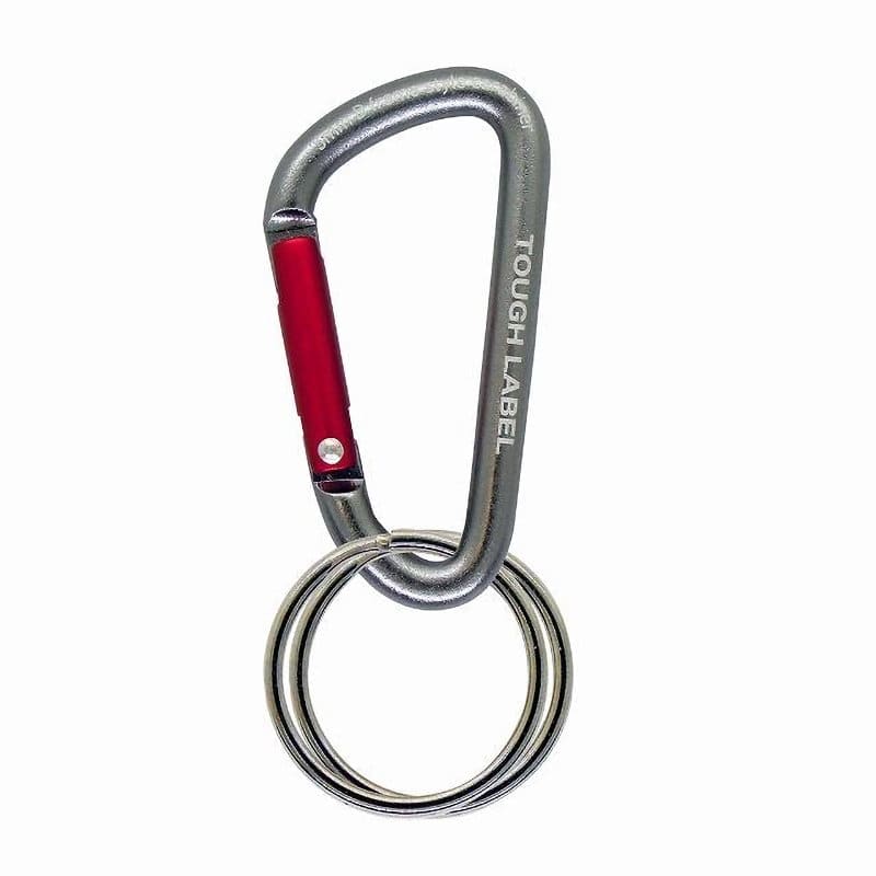 中林製作所　タフレーベル　アルミカラビナリング付　ＭＣ－３０１