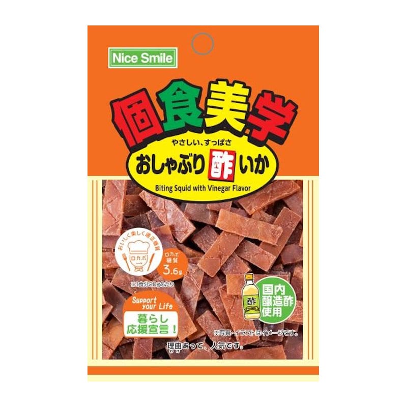 エヌエス　個食美学　おしゃぶり酢いか　１８ｇ