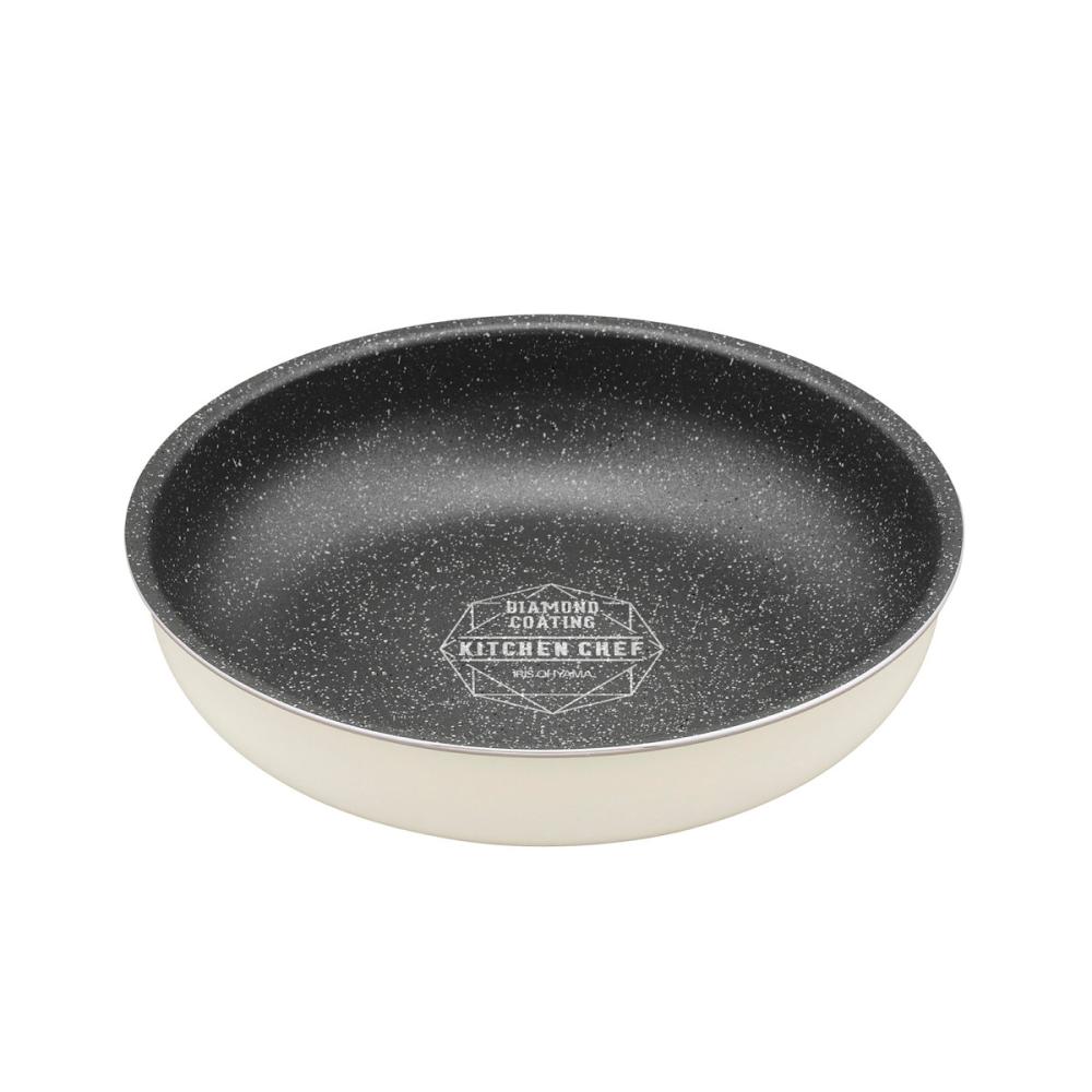ダイヤモンドコートパン　ＩＨ　フライパン２６ｃｍ　アイボリー　ＤＣＩ－Ｔ２６Ｆ
