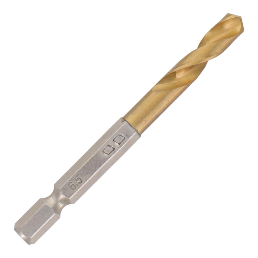 三共コーポレーション　ＴＲＡＤ　６角軸ショートチタンドリル　６．５ｍｍ　ＴＴＤ－６．５