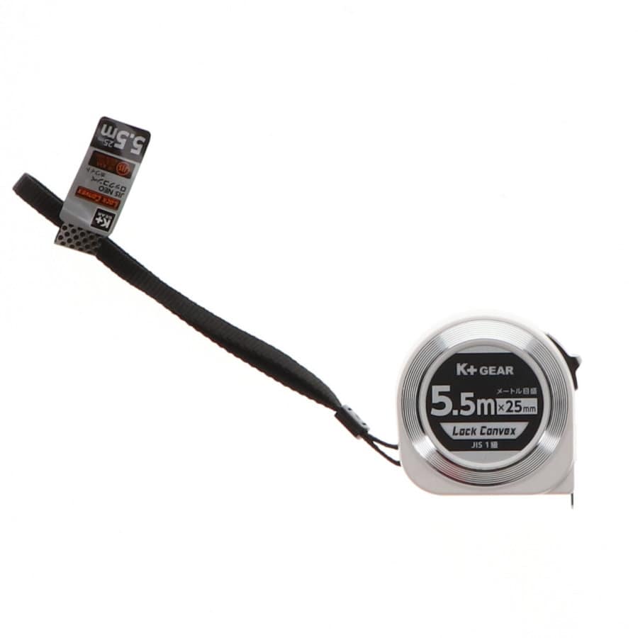 Ｋ＋ＧＥＡＲ　ＮＥＯロックコンベ　ＪＩＳ１級　２５ｍｍ×５．５ｍ　ホワイト