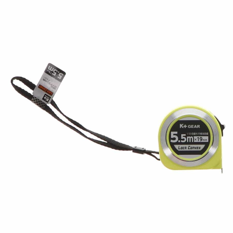 Ｋ＋ＧＥＡＲ　ＮＥＯロックコンベ　尺　ＪＩＳ１級　１９ｍｍ×５．５ｍ　イエロー