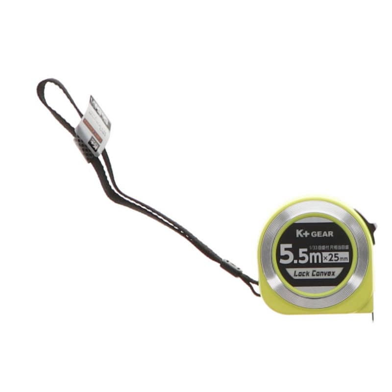 ２５ｍｍ×５．５ｍ　イエロー