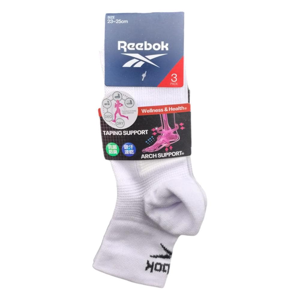 リーボック　婦人ショートソックス　３足組