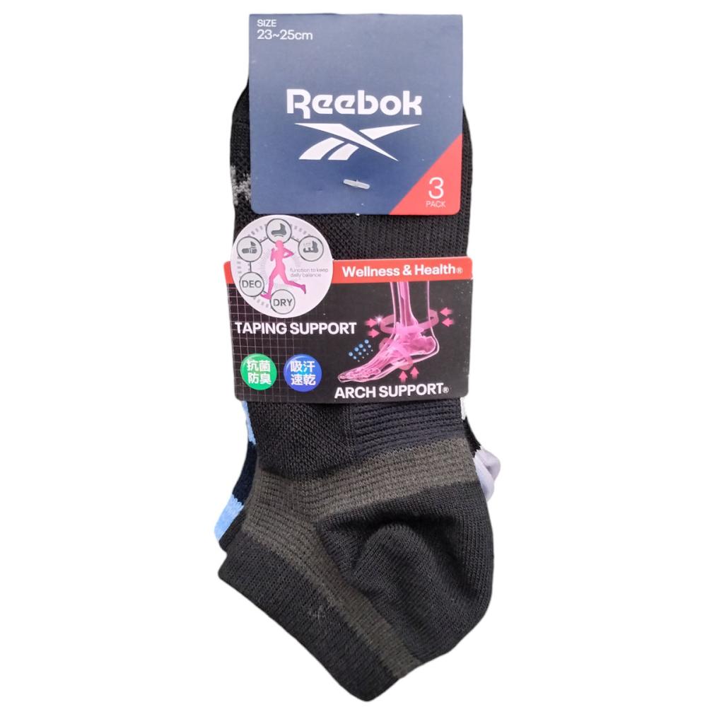リーボック　婦人スニーカーソックス　３足組