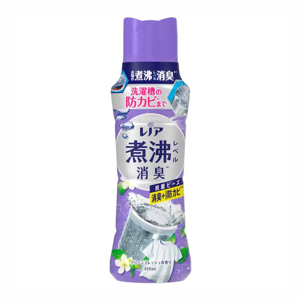 Ｐ＆Ｇ　レノア　超消臭　煮沸レベル消臭　抗菌ビーズ　洗濯槽の防カビ　クリーンフレッシュの香り　本体　４２０ｍＬ