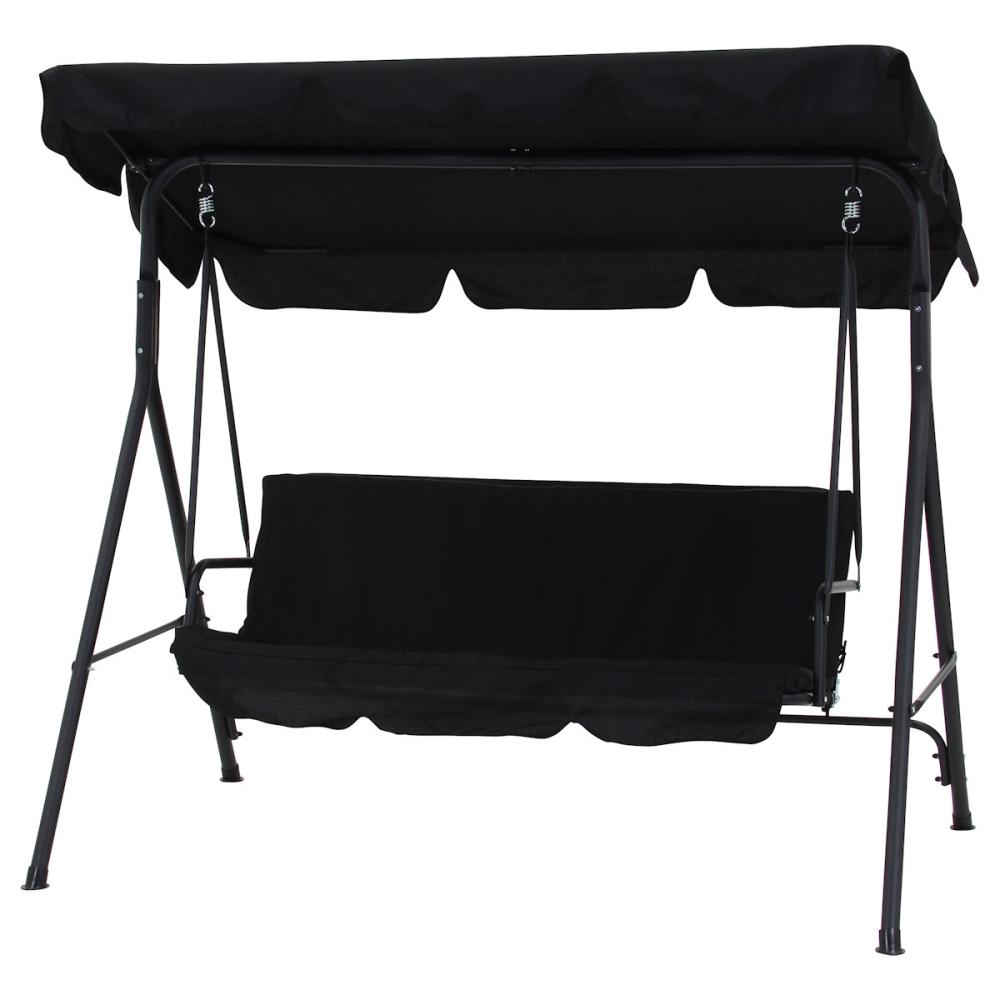 不二貿易　ブランコ　ボルド　３人用　ブラック　ＣＤ３８７０３