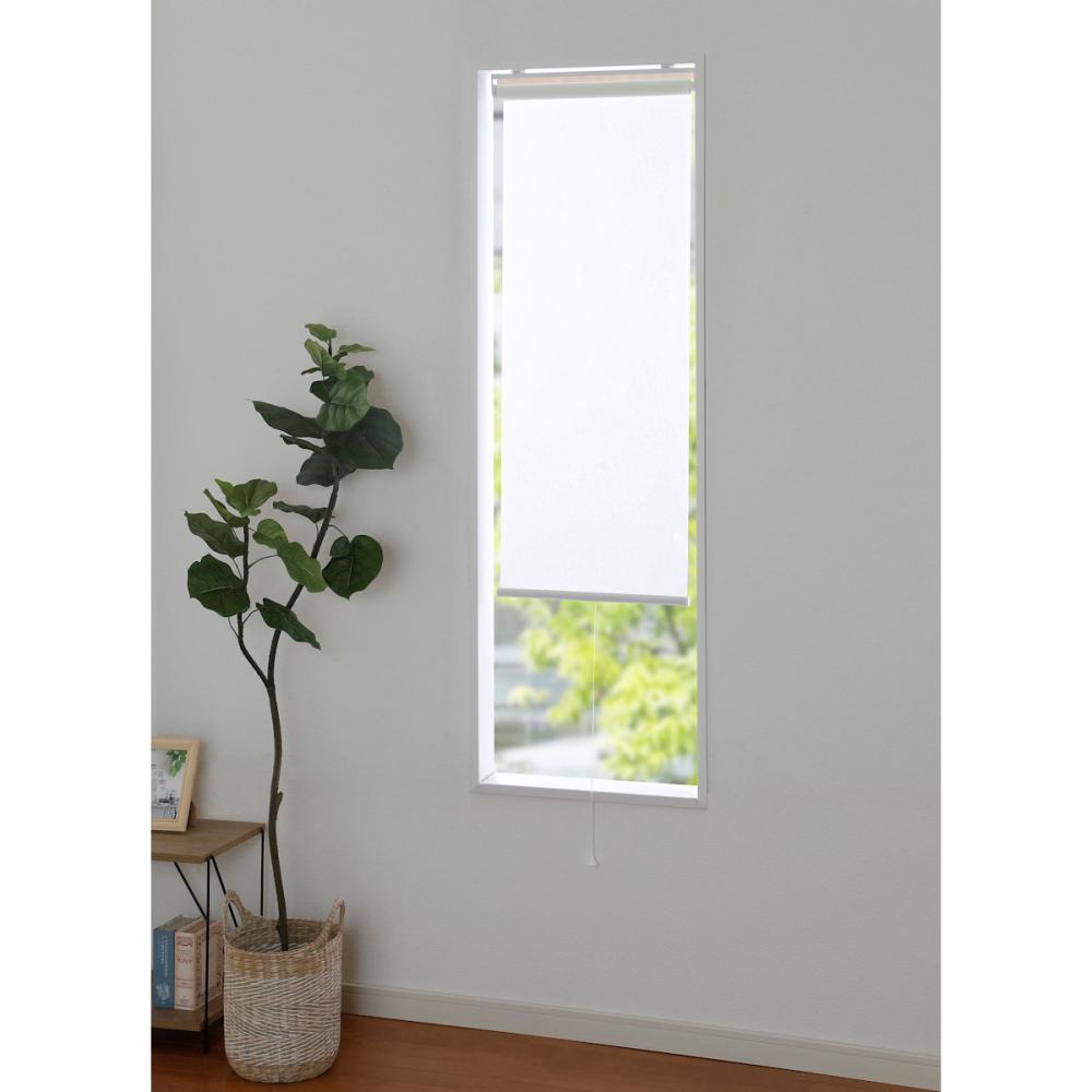 フルネス　防炎ロールスクリーン　アイボリー　幅４５×丈１３５ｃｍ