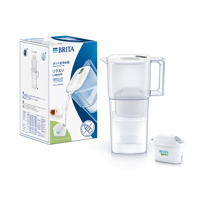 ＢＲＩＴＡ　ブリタ　ポット型浄水器　リクエリ　マクストラプロカートリッジ１個付き