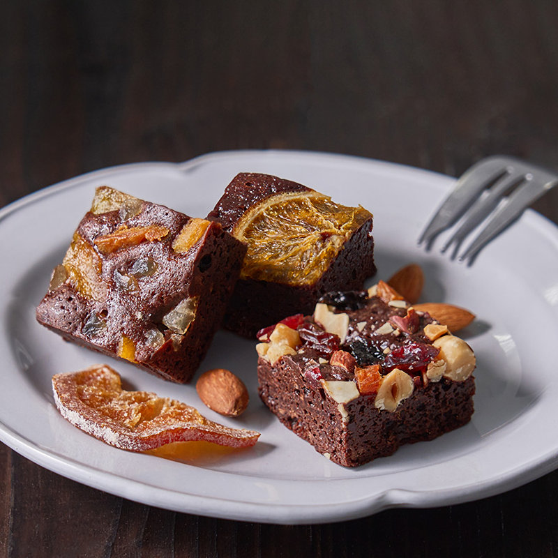ホシフルーツ　ナッツとドライフルーツの贅沢ブラウニー　３個