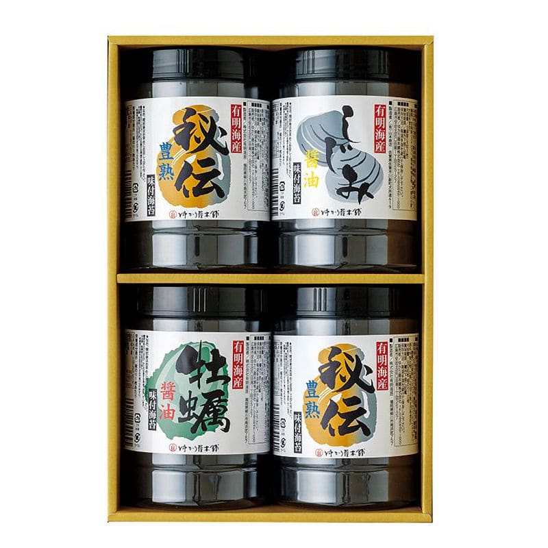 有明海産味付のり　詰合せ　４缶