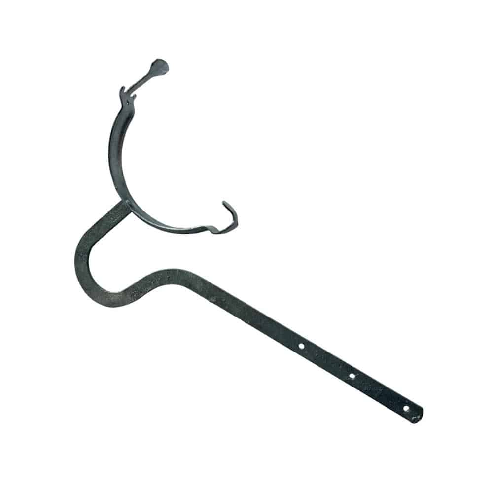 雨樋用　平鶴首　１２０幅　足長１８０ｍｍ　ドブめっき　５本組