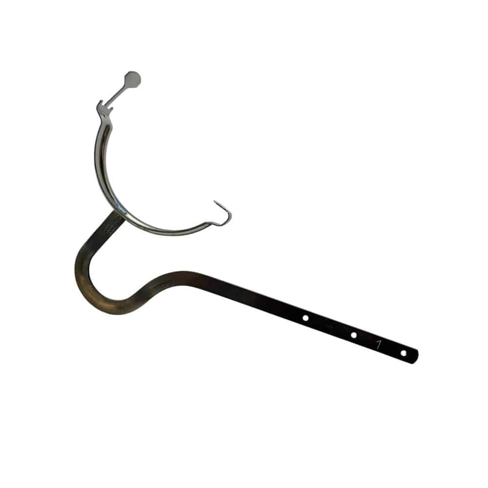 雨樋用　平鶴首　１０５幅　足長１８０ｍｍ　ステンレス　５本組