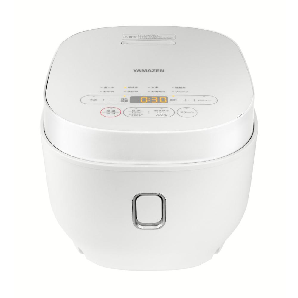 ＹＡＭＡＺＥＮ（山善）　マイコン炊飯器　５．５合炊き　ホワイト　ＹＪＰーＤＭ１０２（Ｗ）