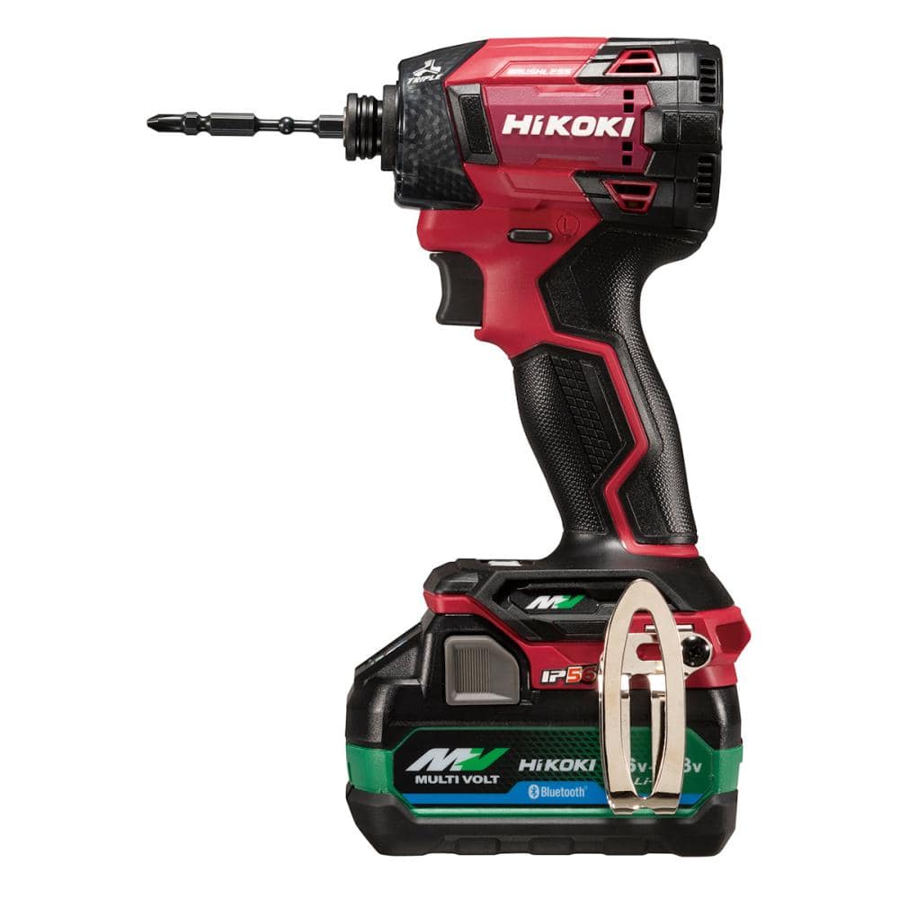 ＨｉＫＯＫＩ（ハイコーキ）　３６Ｖコードレスインパクトドライバ　スコーピオンレッド　ＷＨ３６ＤＤ（２ＸＨＲＳＺ）