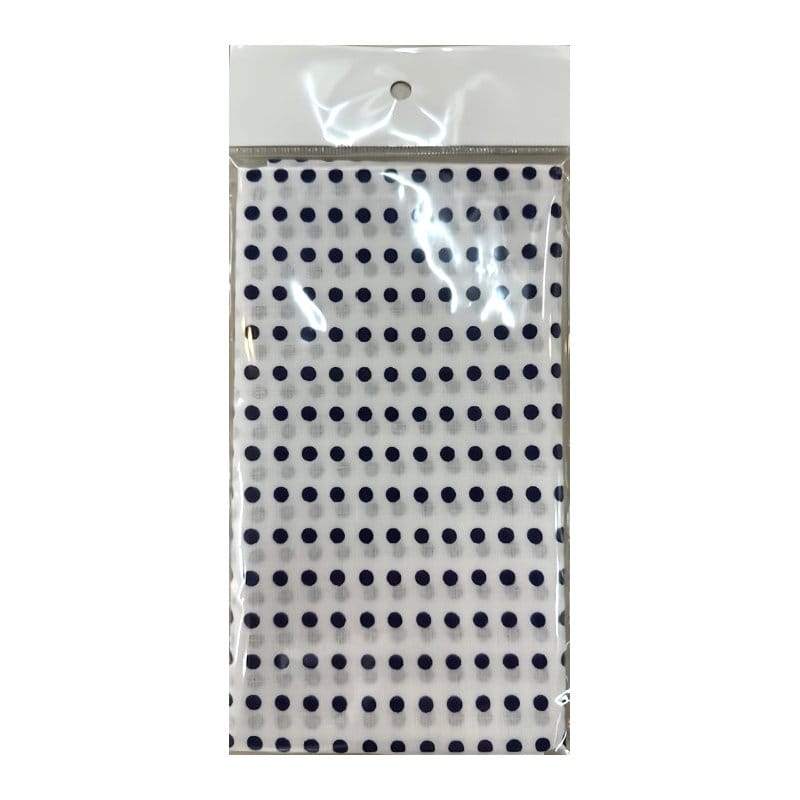 林　手拭い豆絞り　紺一色