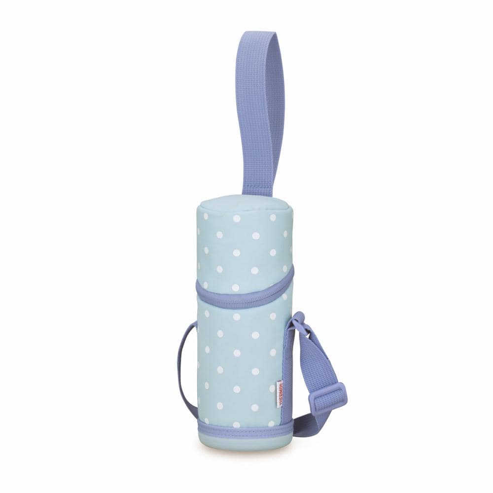サーモス　マイボトルポーチ　ドットブルー　ＡＰＧ－３５２　Ｄ－ＢＬ
